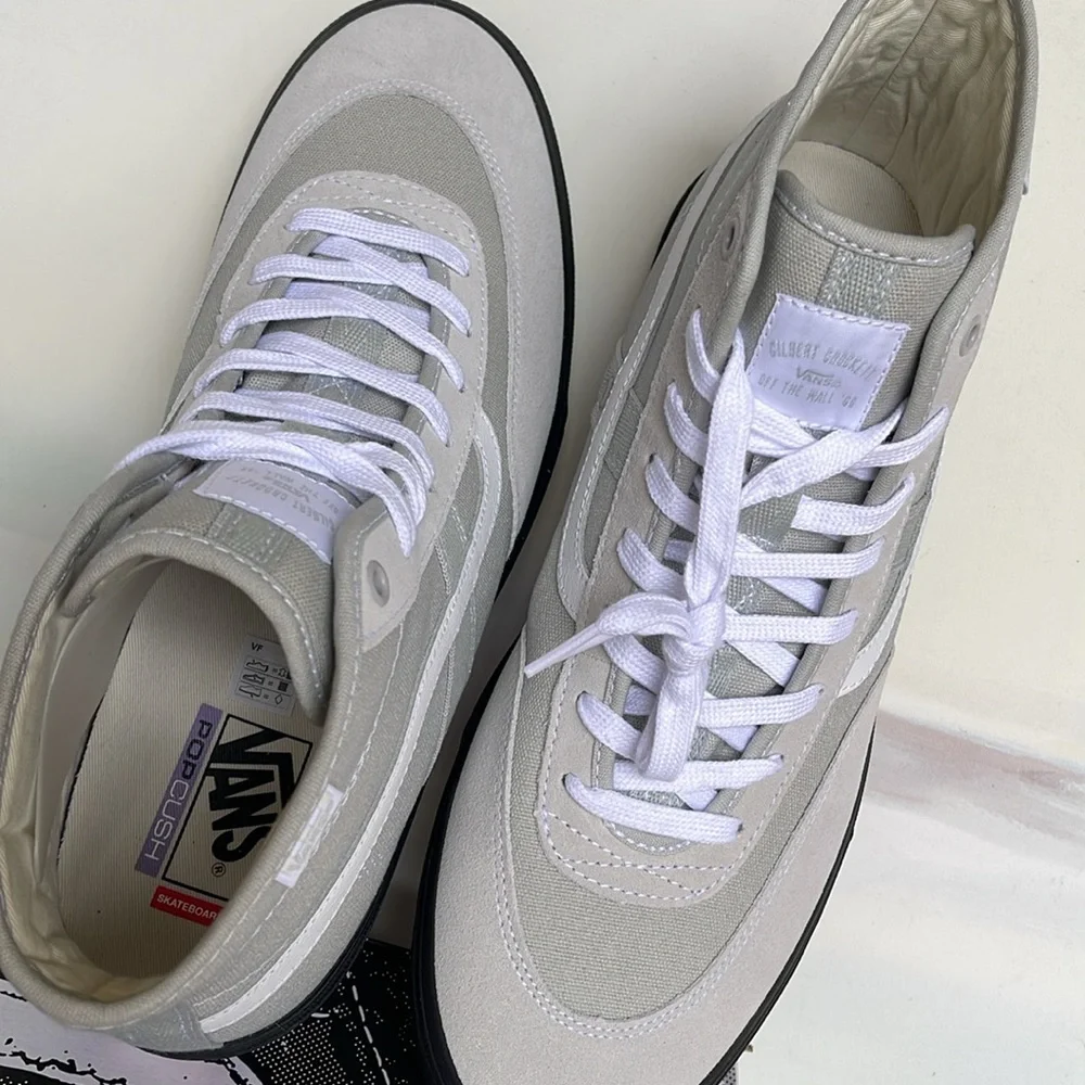 Vans Men’s Crockett High Light Gray/Black VN0A5JIGBH8 Sneakers